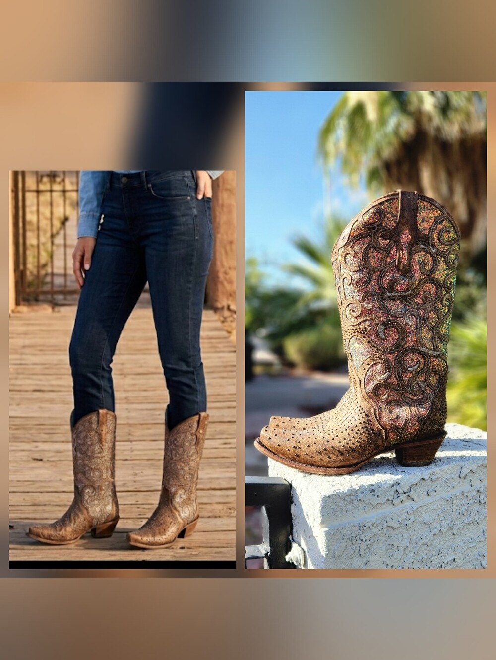 Corral Boots Dressing Boots with Spurpene Cutting Tip